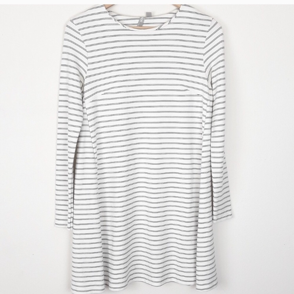 ASOS black/white striped dress